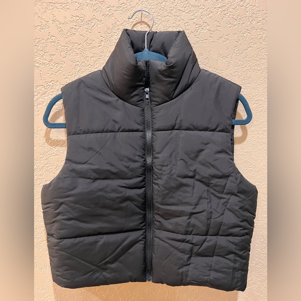 Black Puffer Vest
